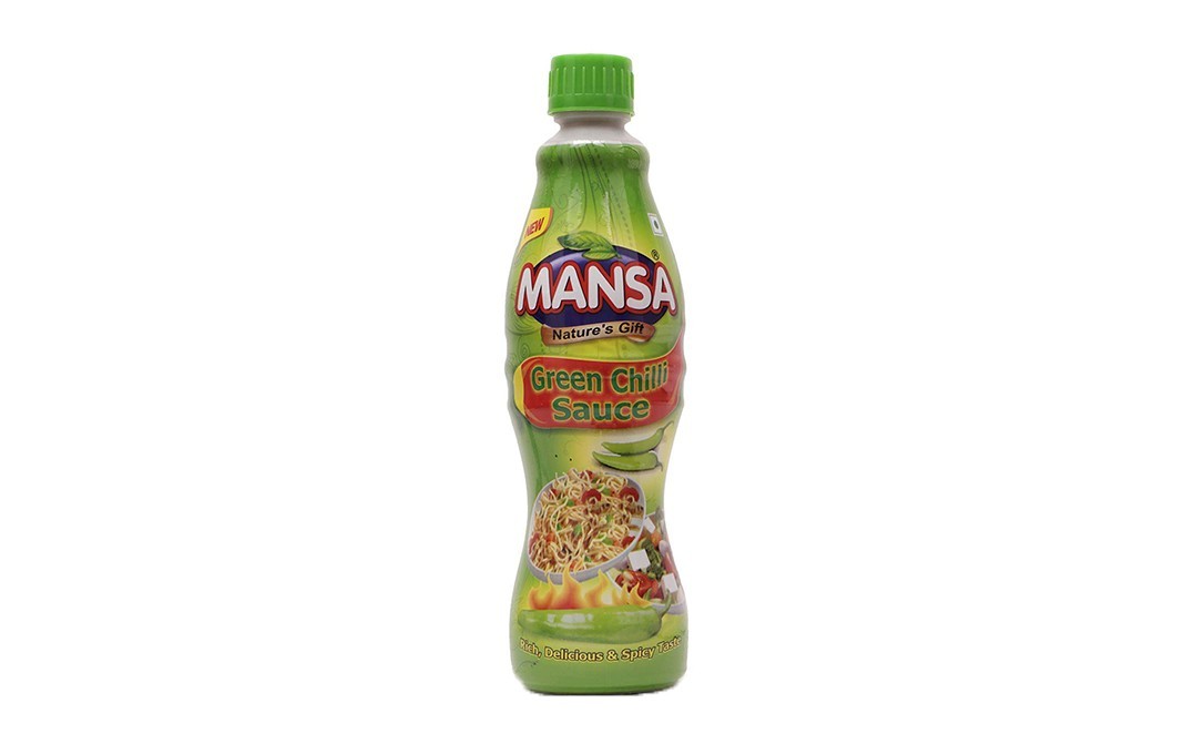 Mansa Green Chilli Sauce    Plastic Bottle  660 grams
